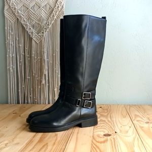 NEW Sam Edelman Leather Boots Black Size 7.5 New without tag